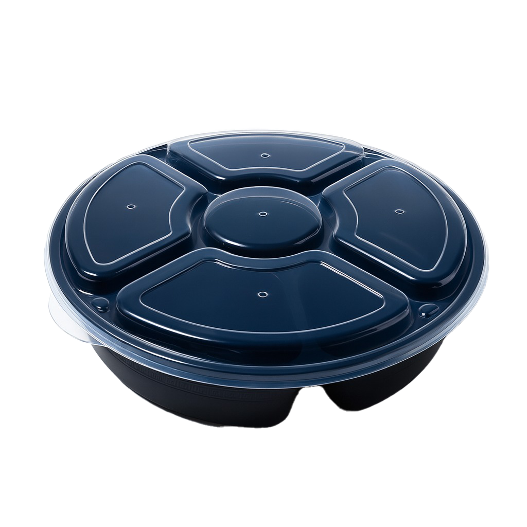 FIVE-COMPARTMENT MICROWAVE CONTAINERS