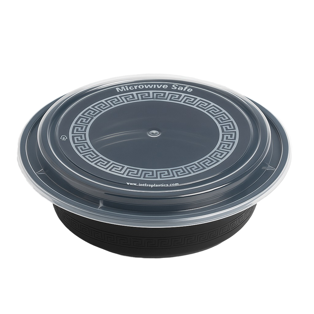 ROUND MICROWAVABLE CONTAINERS 24 OZ