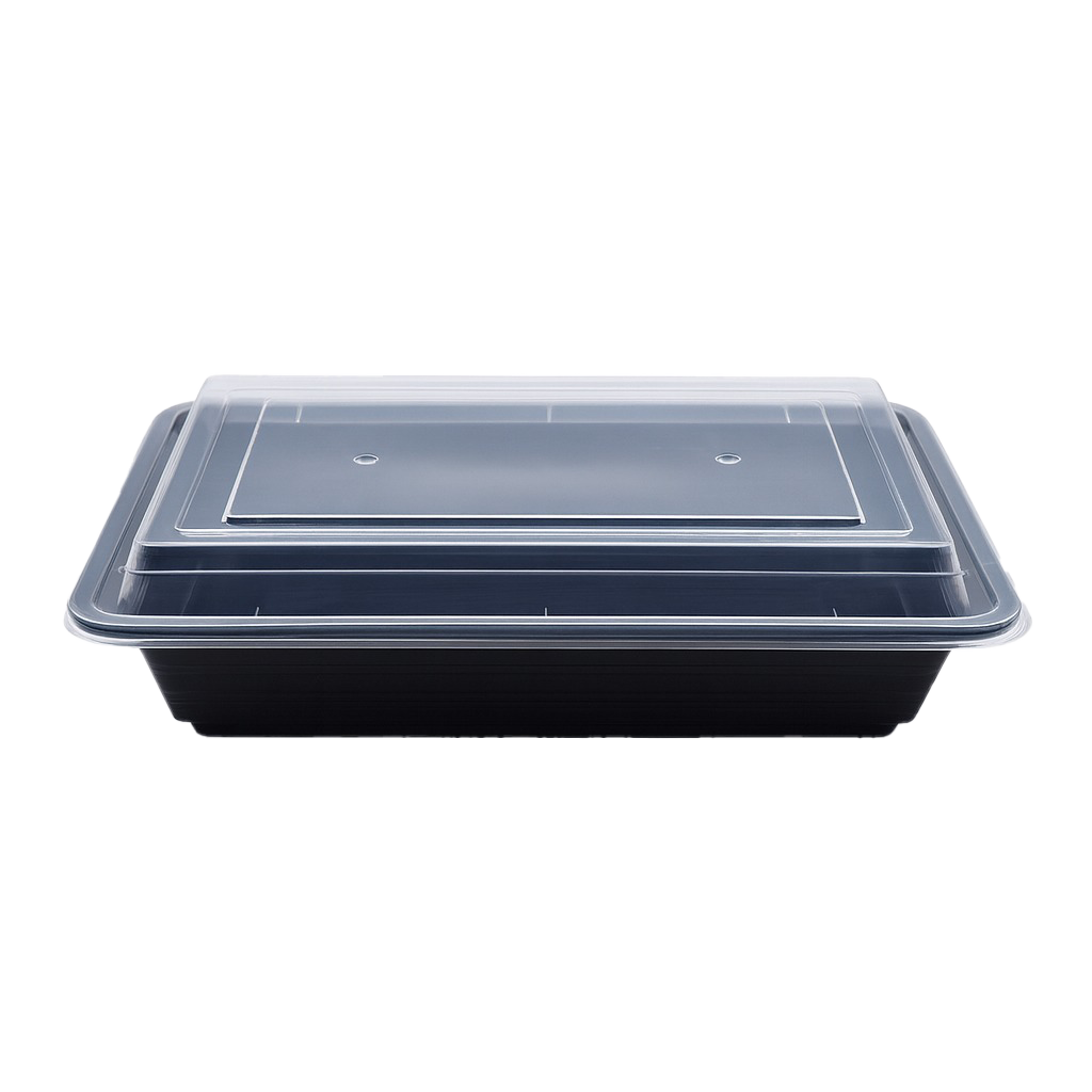 RECTANGULAR MICROWAVE CONTAINERS 28 OZ