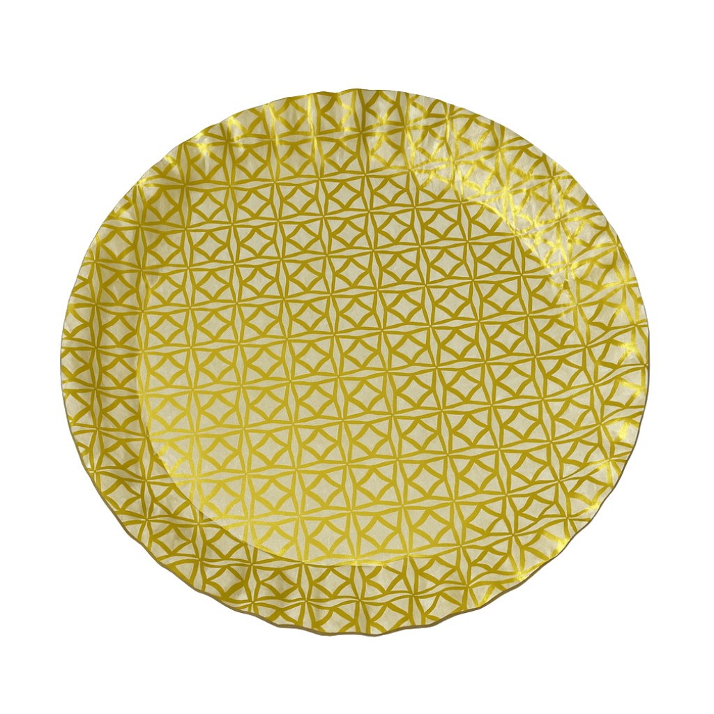 PRINTED CARDBOARD PLATE SIZE 50 CM